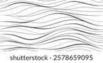 Seamless wave pattern. Water waves. Wavy lines