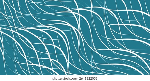 Seamless wave pattern. Water waves. Wavy lines. vector eps 10