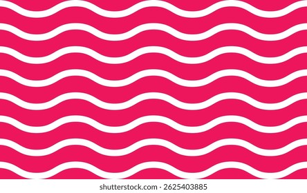 Seamless Wave pink and white  Pattern,Illustration, vector, wave pattern, background, lines, red, pink and white. Gingham Pattern