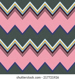 seamless wave zigzag chevron pattern