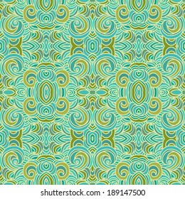 Seamless waved laced pattern