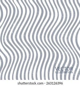 Seamless waved patterns with grunge dots. The grunge is grouped separately and easily removed.