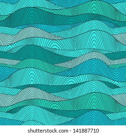 Seamless waves texture,wavy background.Copy that square to the side and you'll get seamlessly tiling pattern which gives the resulting image the ability to be repeated or tiled without visible seams.