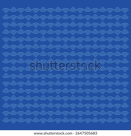 seamless waving line art vector version 1