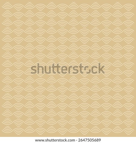 seamless waving line art vector version 2