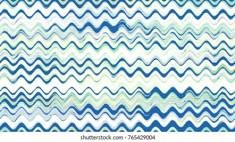 Seamless Wavy Background. Fashion Zigzag Texture with Brush Strokes. Cloth, Textile Zigzag Background. Holiday Seamless Wavy Striped Seamless Pattern.