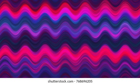 Seamless Wavy Background. Fashion Zigzag Texture with Brush Strokes. Cloth, Textile Zigzag Background. Holiday Seamless Wavy Striped Seamless Pattern.