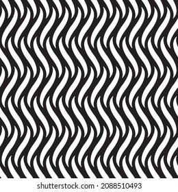 Seamless wavy line pattern background