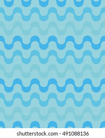 seamless wavy line pattern vector illustration