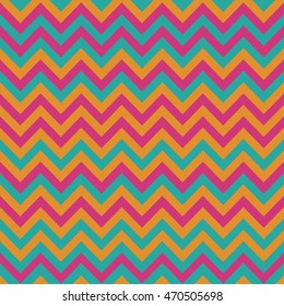 Seamless wavy lines background with stripes of spring colors. Vector repeating texture.