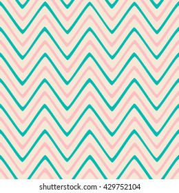Seamless wavy lines background. Vector repeating texture.