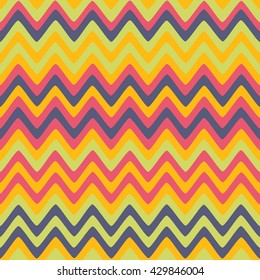 Seamless wavy lines pattern