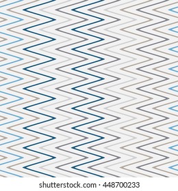 Seamless wavy lines pattern with gray background. Vector repeating texture.
