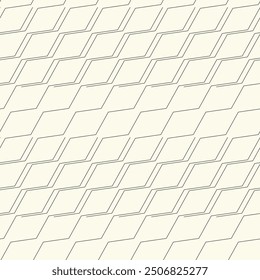 Seamless wavy lines pattern. Repeating vector texture. Stylish stripes background. Contemporary graphics with parallel waves.