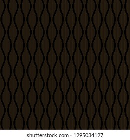 Seamless wavy lines pattern vector. Design vertical stripes gradient gold on black background. Design print for textile, wallpaper, background, fabric, illustrations. Set