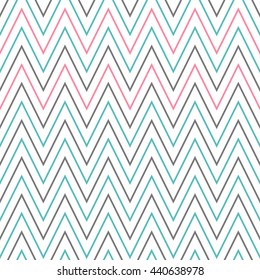 Seamless wavy lines pattern with white background