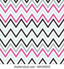 Seamless wavy lines pattern with white background. Vector repeating texture.