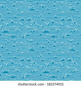 Seamless wavy pattern