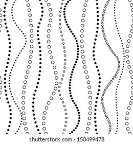 Seamless wavy pattern. Endless texture can be used for filling any contours, wallpaper, web page background, cards, gift wrap, surface textures