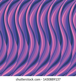 seamless wavy pattern with lines, gradient colors background, liquid print