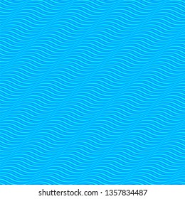 Seamless wavy pattern. Movement optical illusion background.