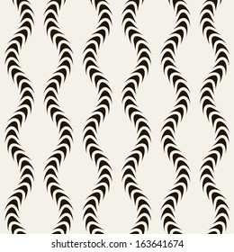 Seamless wavy pattern. Repeating vector texture. Stylish wavy background