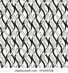 Seamless wavy pattern. Repeating vector texture. Stylish wavy background