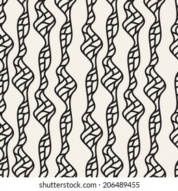 Seamless wavy pattern. Repeating vector texture. Stylish wavy background