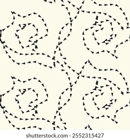 Seamless wavy pattern. Repeating vector texture. Stylish wavy background with diagonal direction