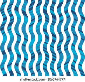 Seamless wavy pattern. Texture from diagonal lines.