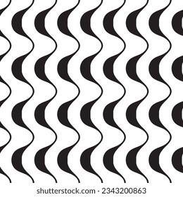 seamless wavy pattern. vector illustration