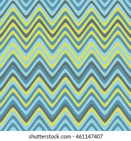 Seamless wavy stripes background. Vector repeating texture.
