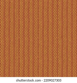 Seamless wavy stripes pattern Abstract Seamless Colorful Pattern Designs for Fabric Print on orange background.