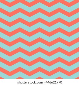 Seamless wavy stripes pattern with blue background
