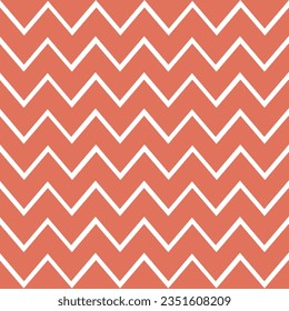 Seamless wavy stripes pattern orange and white for wallpaper, fabric, clothing,backdrop,texture, wrapping paper, notebook cover ,curtain,pillow case and stationary.