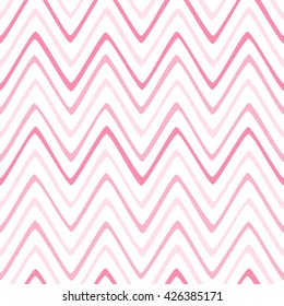 Seamless wavy stripes pattern. Vector repeating texture.