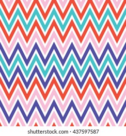 Seamless wavy stripes pattern. Vector repeating texture.