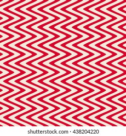 Seamless wavy stripes pattern. Vector repeating texture.