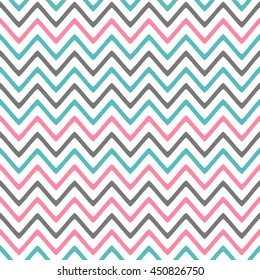Seamless wavy stripes pattern with white background
