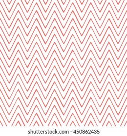 Seamless wavy stripes pattern with white background