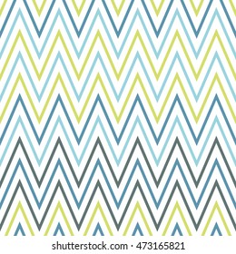 Seamless wavy stripes pattern with white background. Vector repeating texture.