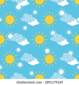 Nahtlose Wettermuster, Illustration Design 5