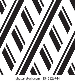 Seamless weave pattern background with oblique black bands.