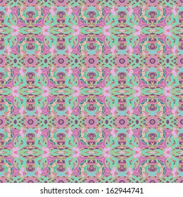 Seamless weaved floral pattern