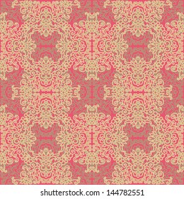 Seamless weaved laced pattern