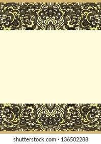 seamless weaved paper border decor