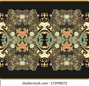 Seamless weaved vector pattern