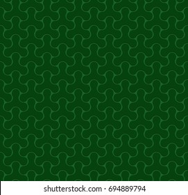 Seamless Web Geometric  Pattern. Green Background Of Forms Of A Spinner. Frame Border Wallpaper. Elegant Repeating Vector Ornament
