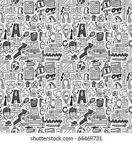 seamless web pattern