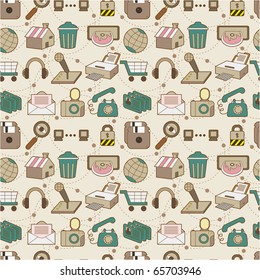 seamless web pattern